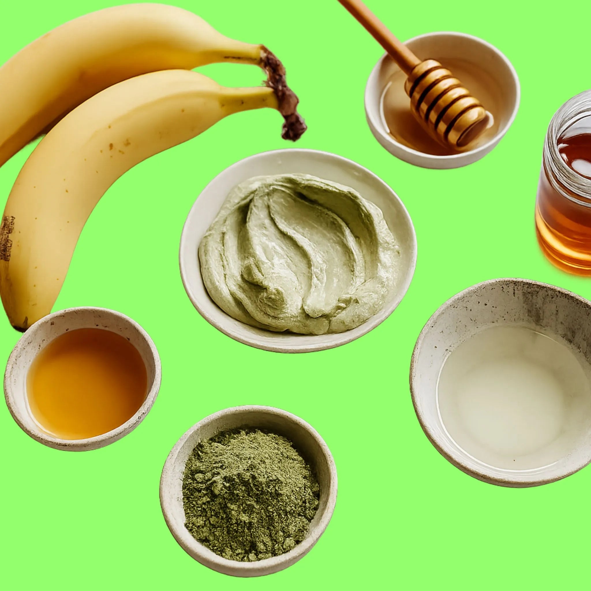 Why you should be putting bananas and matcha on your face
