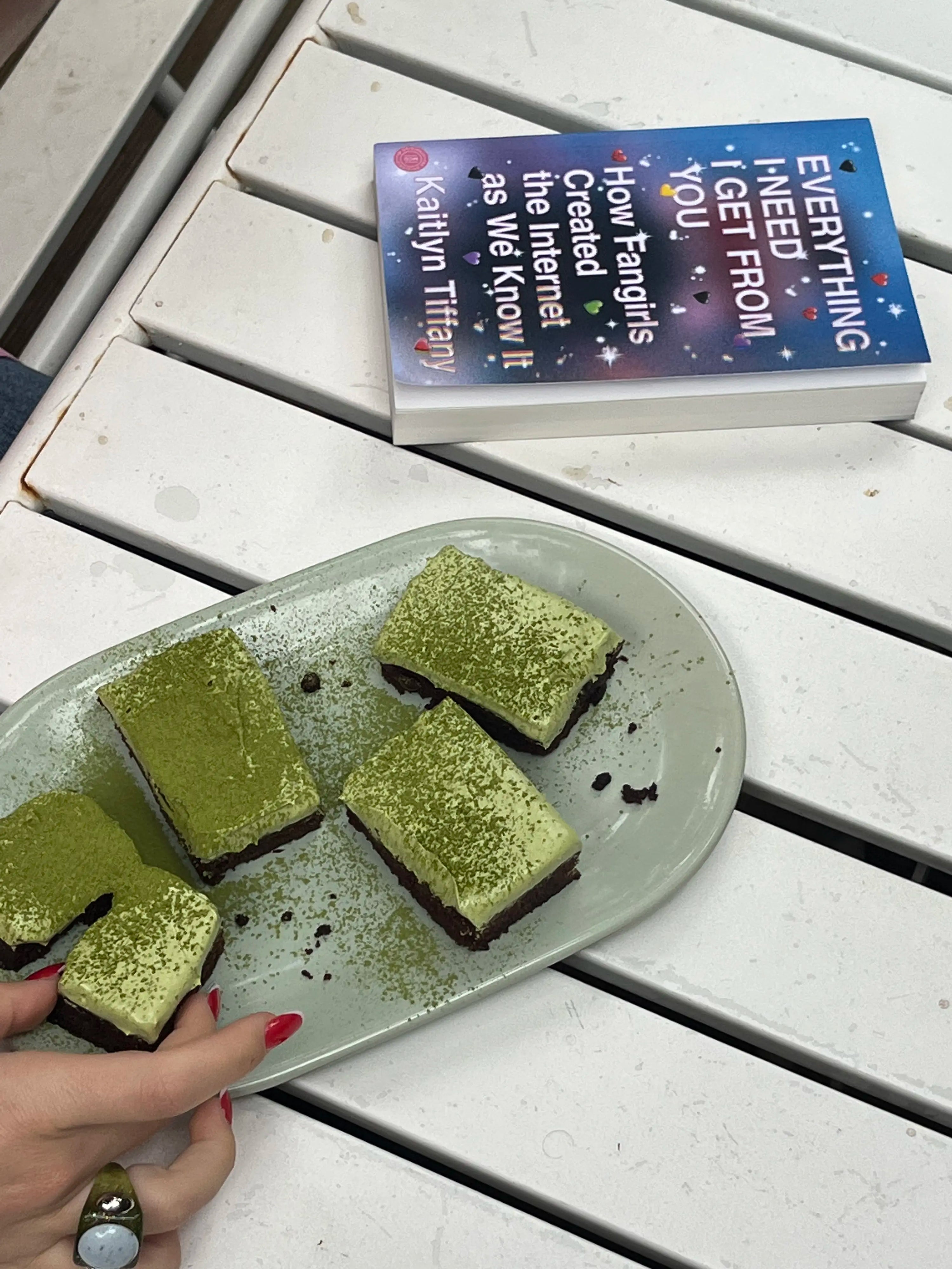 How to prep the easiest brownies with matcha cream