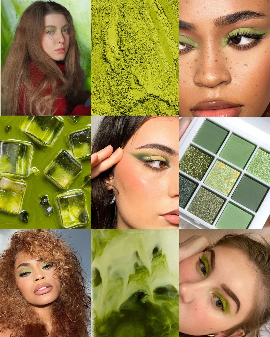 Matcha latte makeup: the trend that keeps coming back