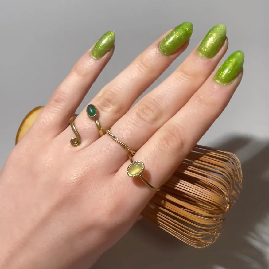 POV: you get matcha nails to match your drink
