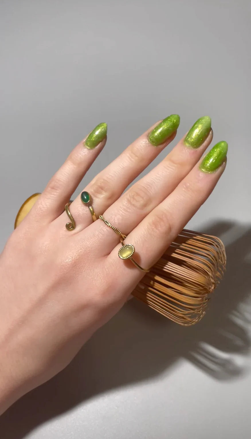 POV: you get matcha nails to match your drink