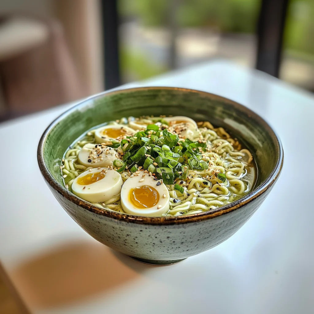 How to prep delicious matcha ramen noodles