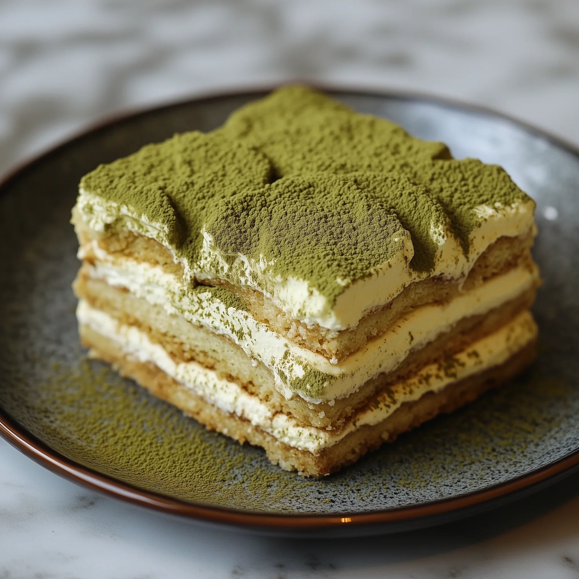 Show-stopping matcha tiramisu for your next dinner party