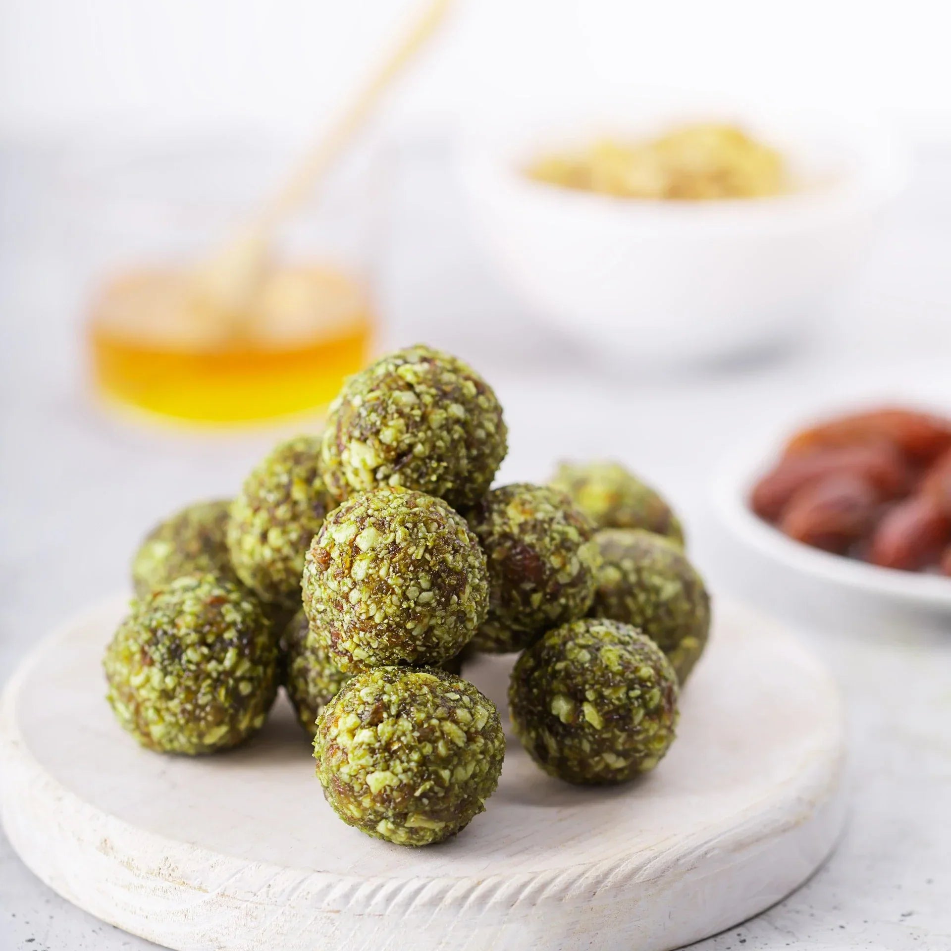 POV: you just made matcha energy balls that taste like cookie dough