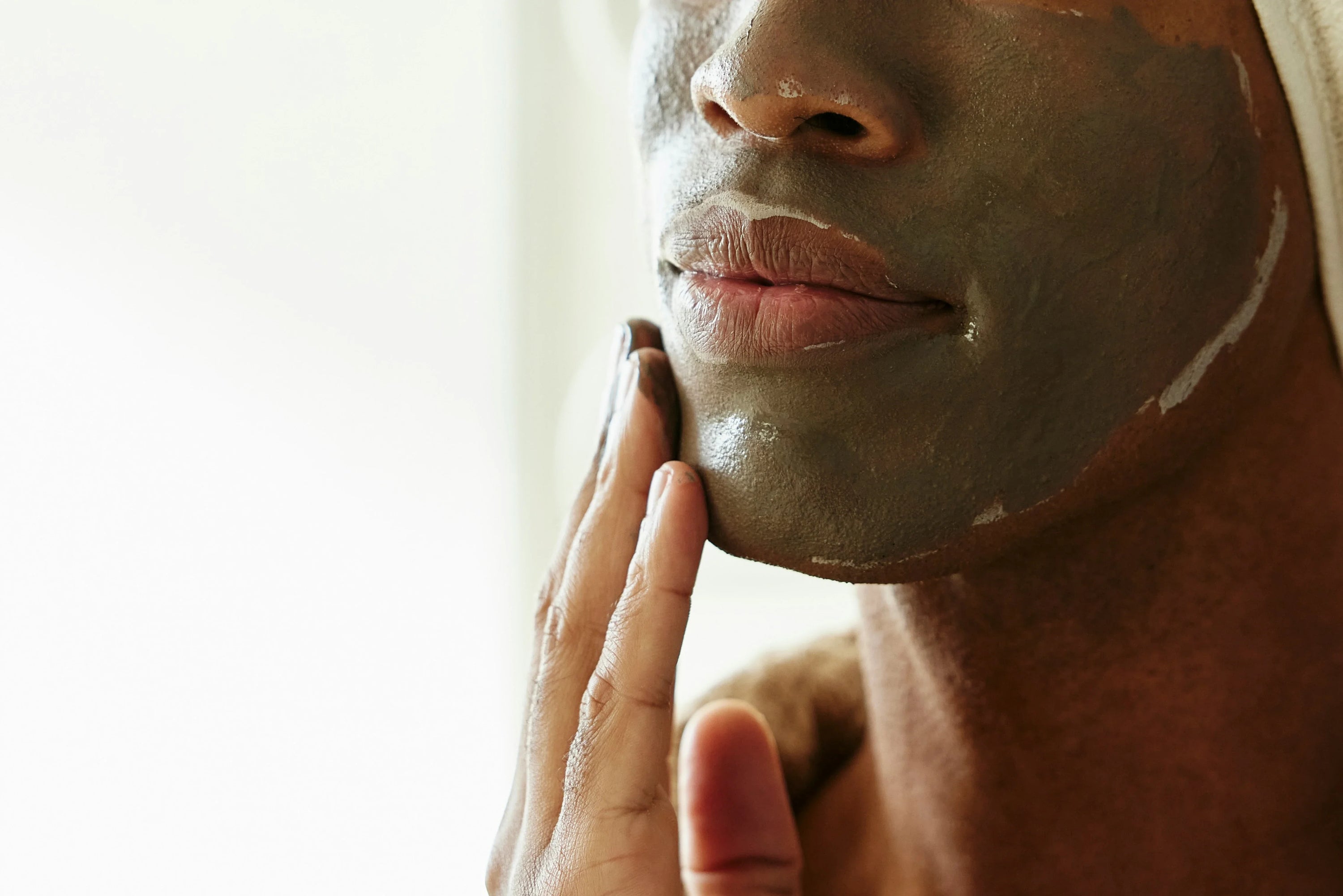 Glow-up matcha + turmeric face mask