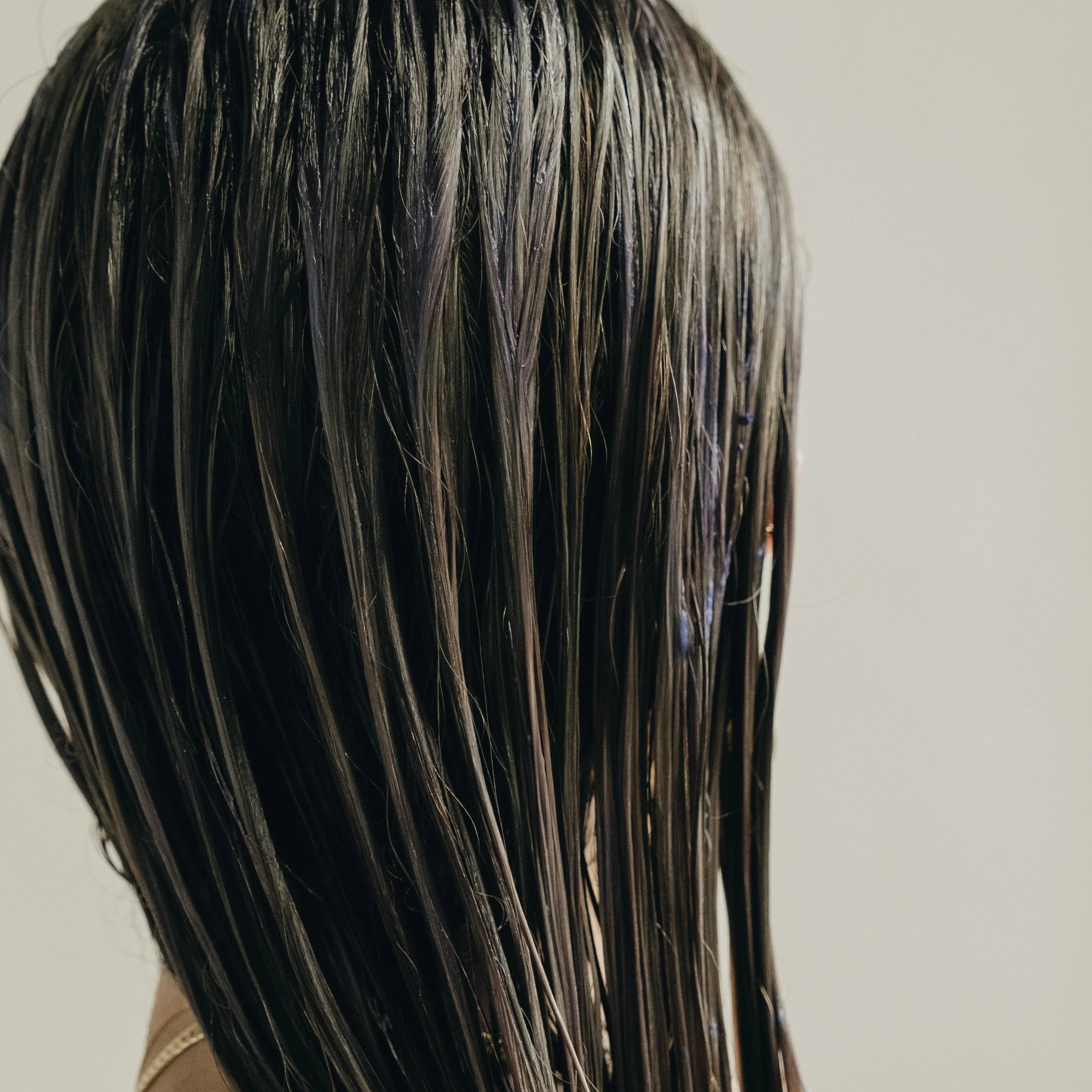 Olive oil and matcha? Another hair mask glow-up