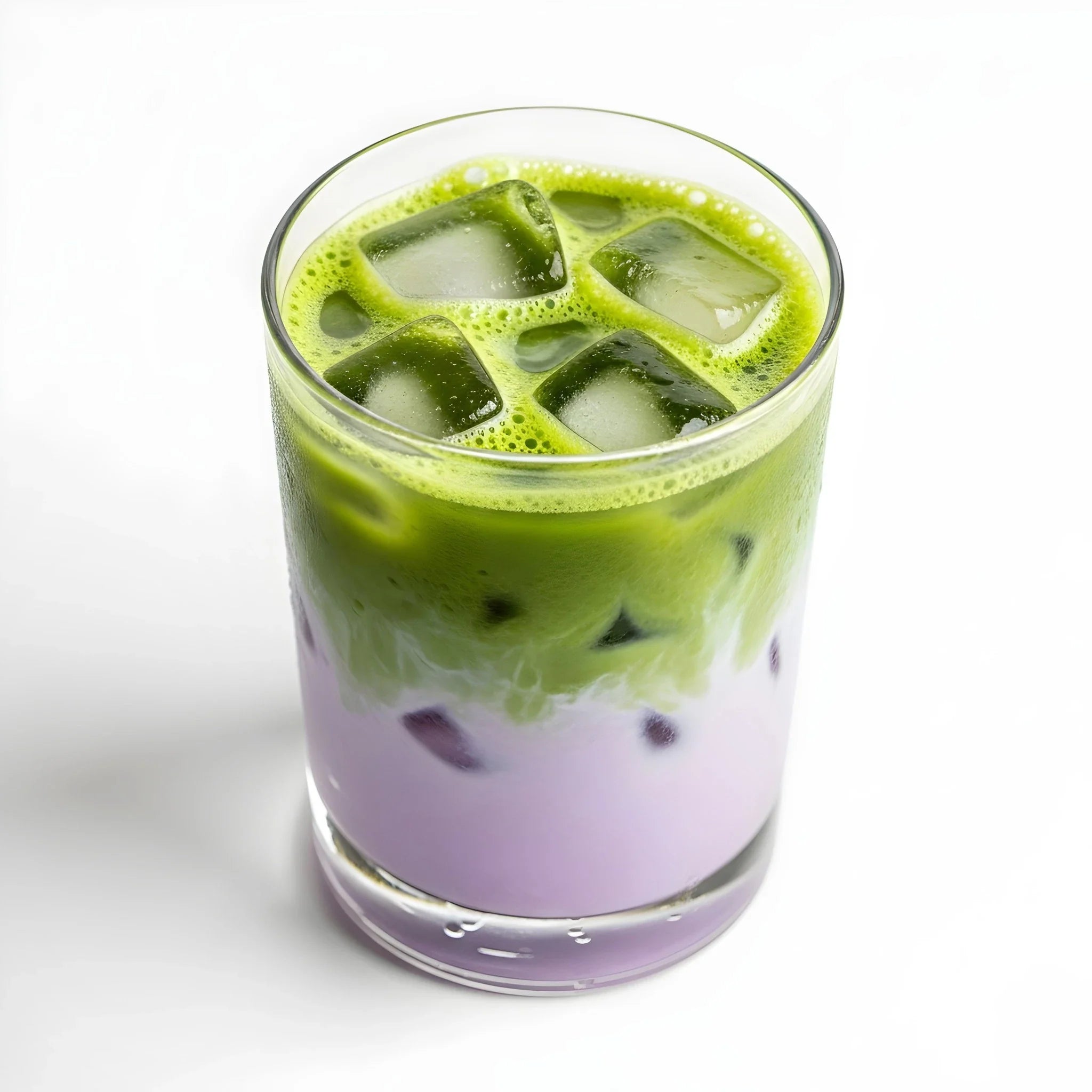 The ultimate ube matcha latte