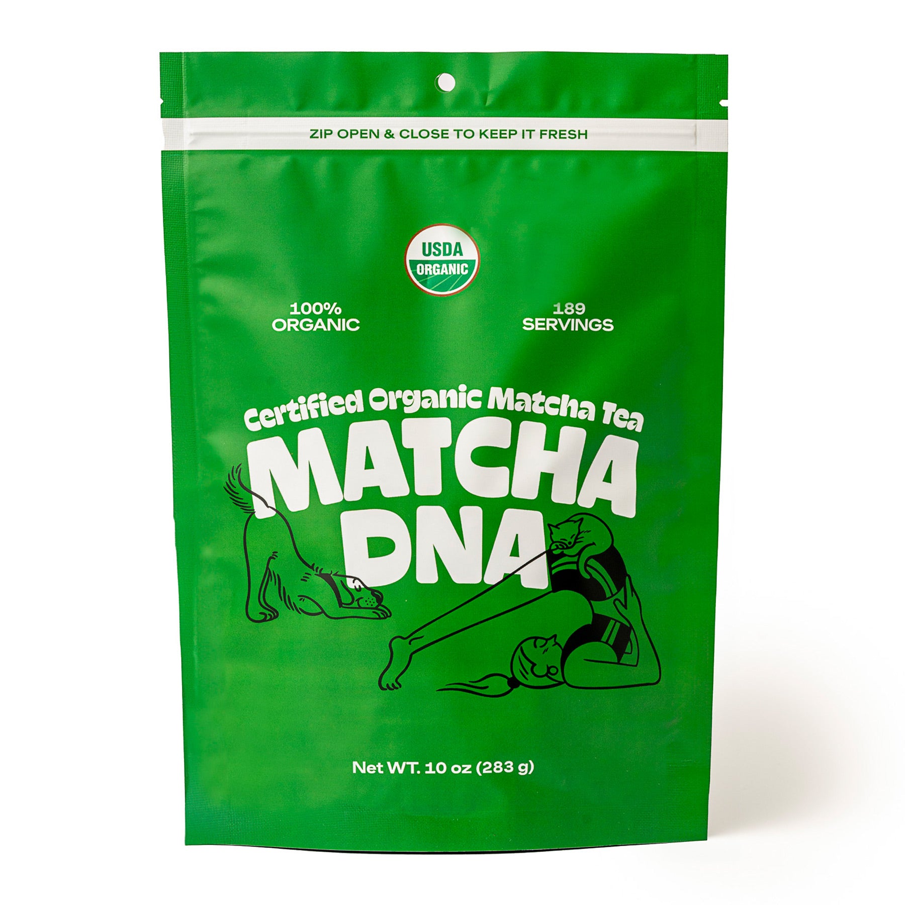 Vegan, gluten-free, USDA-organic
