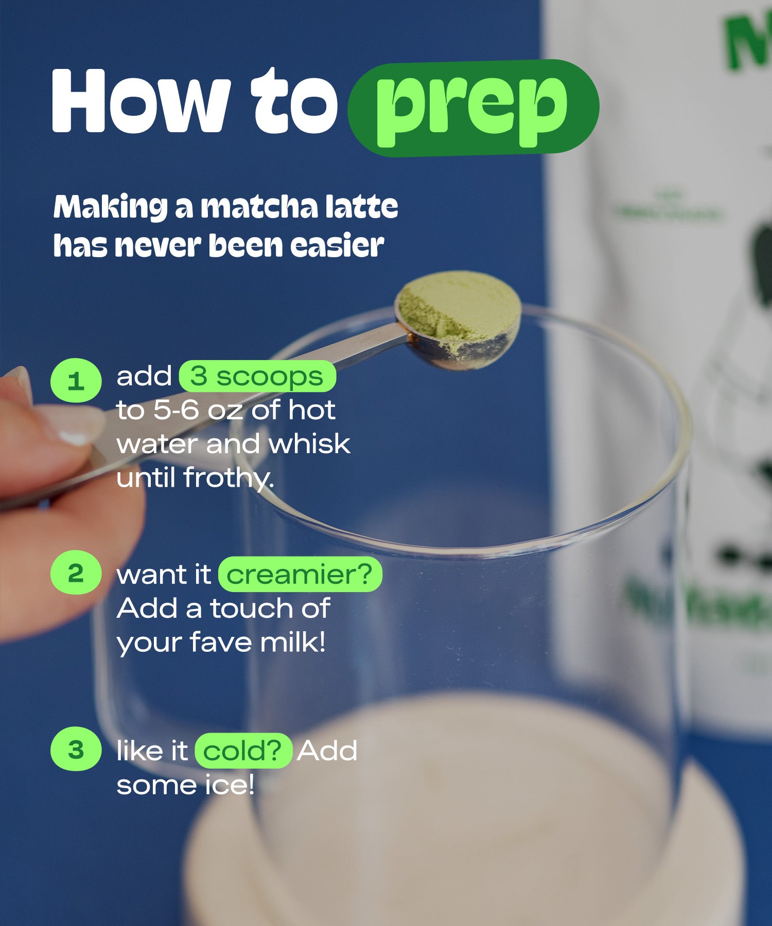 The Milky Matcha Latte Bag