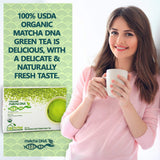 Matcha Teabags MatchaDNA Certified Organic Matcha Green Tea - 100 Teabags