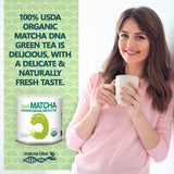 MatchaDNA 1/2 LB Certified Organic Matcha Green Tea Powder (8 OZ TIN CAN)